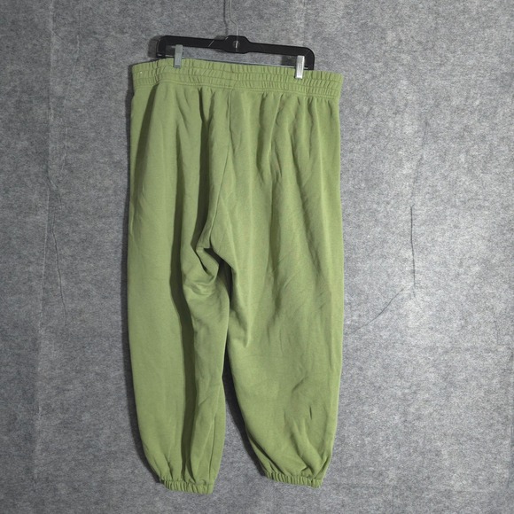 Nike Jogger Sweatpants Womens 1X Green Everyday Modern Fleece Training Athletic - Picture 2 of 12